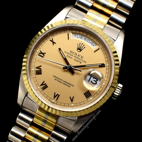 date time rolex|2 tone day date rolex.